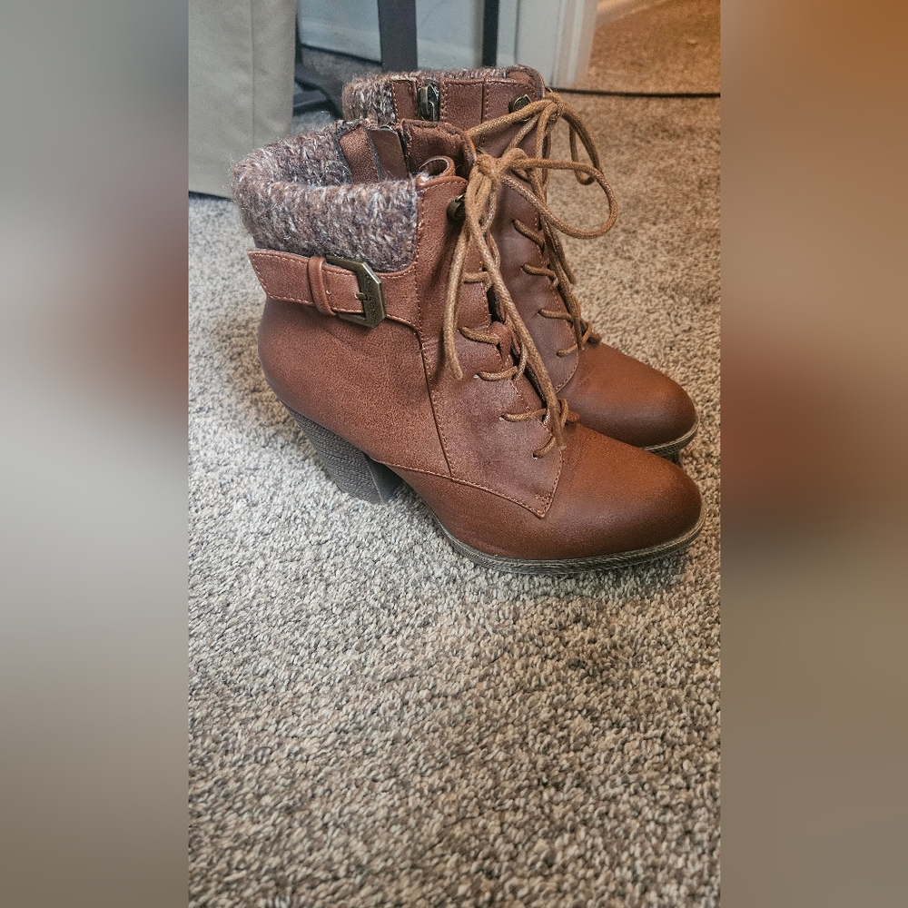 Brown Leather Men's Boots
